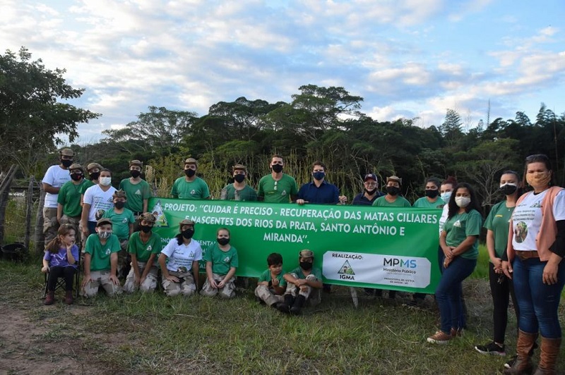 MPMS efetua doações ao Instituto Guarda Mirim Ambiental para proteger leitos de rio em Jardim