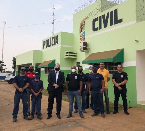MPMS doa materiais para Delegacia de Polícia Civil em Sonora